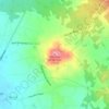 Topografische kaart Cividade de Terroso, hoogte, reliëf