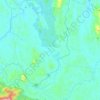 Topografische kaart Sungai Chiku, hoogte, reliëf
