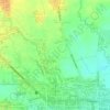 Topografische kaart Desa Kedondong Kecamatan Sokaraja, hoogte, reliëf