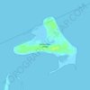 Topografische kaart Abdul Kalam Island, hoogte, reliëf