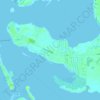 Topografische kaart Cortez, hoogte, reliëf