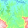Topografische kaart Rio das Araras, hoogte, reliëf