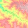Topografische kaart Rio de Janeiro, hoogte, reliëf