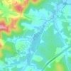 Topografische kaart Rio Guaió, hoogte, reliëf