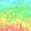 Topografische kaart Sungai Kaliputh, hoogte, reliëf