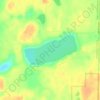 Topografische kaart Slim Lake, hoogte, reliëf