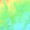 Topografische kaart Desa Banjar Anyar Kidul Kecamatan Sokaraja, hoogte, reliëf