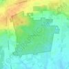 Topografische kaart Wijnendalebos, hoogte, reliëf