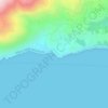 Topografische kaart Agios Georgios, hoogte, reliëf