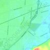 Topografische kaart Newark Earthworks, hoogte, reliëf