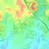 Topografische kaart Dataran Nilai, hoogte, reliëf