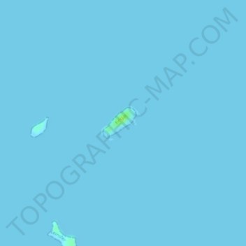 Topografische kaart Saint Patrick's Island, hoogte, reliëf