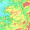 Topografische kaart La Lomme, hoogte, reliëf