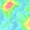 Topografische kaart Rio Camanducaia, hoogte, reliëf