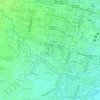 Topografische kaart Kecamatan Serengan, hoogte, reliëf