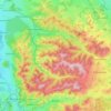 Topografische kaart Adelegg, hoogte, reliëf