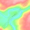 Topografische kaart Беляки, hoogte, reliëf