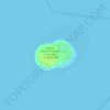 Topografische kaart Aliguay Island, hoogte, reliëf