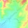 Topografische kaart Río de Castrelo, hoogte, reliëf