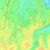 Topografische kaart Danau, hoogte, reliëf