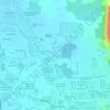 Topografische kaart Taman Tasik Kamunting, hoogte, reliëf