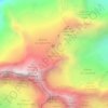 Topografische kaart Glacier de l'Homme, hoogte, reliëf