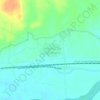 Topografische kaart Novelda del Guadiana, hoogte, reliëf