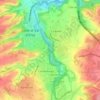 Topografische kaart Fiume Elsa, hoogte, reliëf