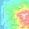 Topografische kaart Kendahe I, hoogte, reliëf
