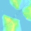 Topografische kaart Batas Desa Dian Pulau Kec Kei Kecil Barat Kabupaten Maluku Tenggara, hoogte, reliëf