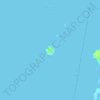 Topografische kaart Wreck Island, hoogte, reliëf