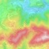 Topografische kaart Grad Podsreda, hoogte, reliëf