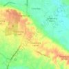 Topografische kaart Kelurahan Simpang Tiga, hoogte, reliëf