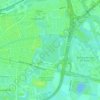 Topografische kaart Oosterplas, hoogte, reliëf