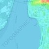 Topografische kaart Coroa dos Bagres, hoogte, reliëf