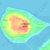 Topografische kaart Sandingan Island, hoogte, reliëf