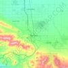 Topografische kaart Palmdale, hoogte, reliëf