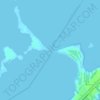 Topografische kaart Key Largo, hoogte, reliëf