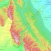 Topografische kaart Veeraballe, hoogte, reliëf