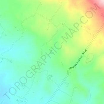 Topografische kaart Petaluma, hoogte, reliëf