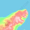 Topografische kaart Russell Island, hoogte, reliëf