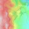 Topografische kaart Karagöl, hoogte, reliëf