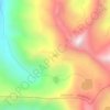Topografische kaart Pari Maatri Taal, hoogte, reliëf