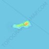 Topografische kaart Acheron Island, hoogte, reliëf