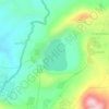 Topografische kaart Danau Linow, hoogte, reliëf