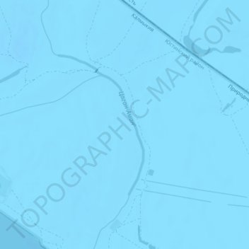Topografische kaart Цаган-Аман, hoogte, reliëf