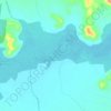 Topografische kaart Río Cañas, hoogte, reliëf