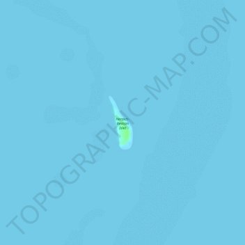 Topografische kaart Heralds-Beacon Islet, hoogte, reliëf