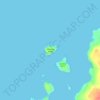 Topografische kaart Northerly Island, hoogte, reliëf