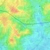 Topografische kaart Tasik Aman, hoogte, reliëf